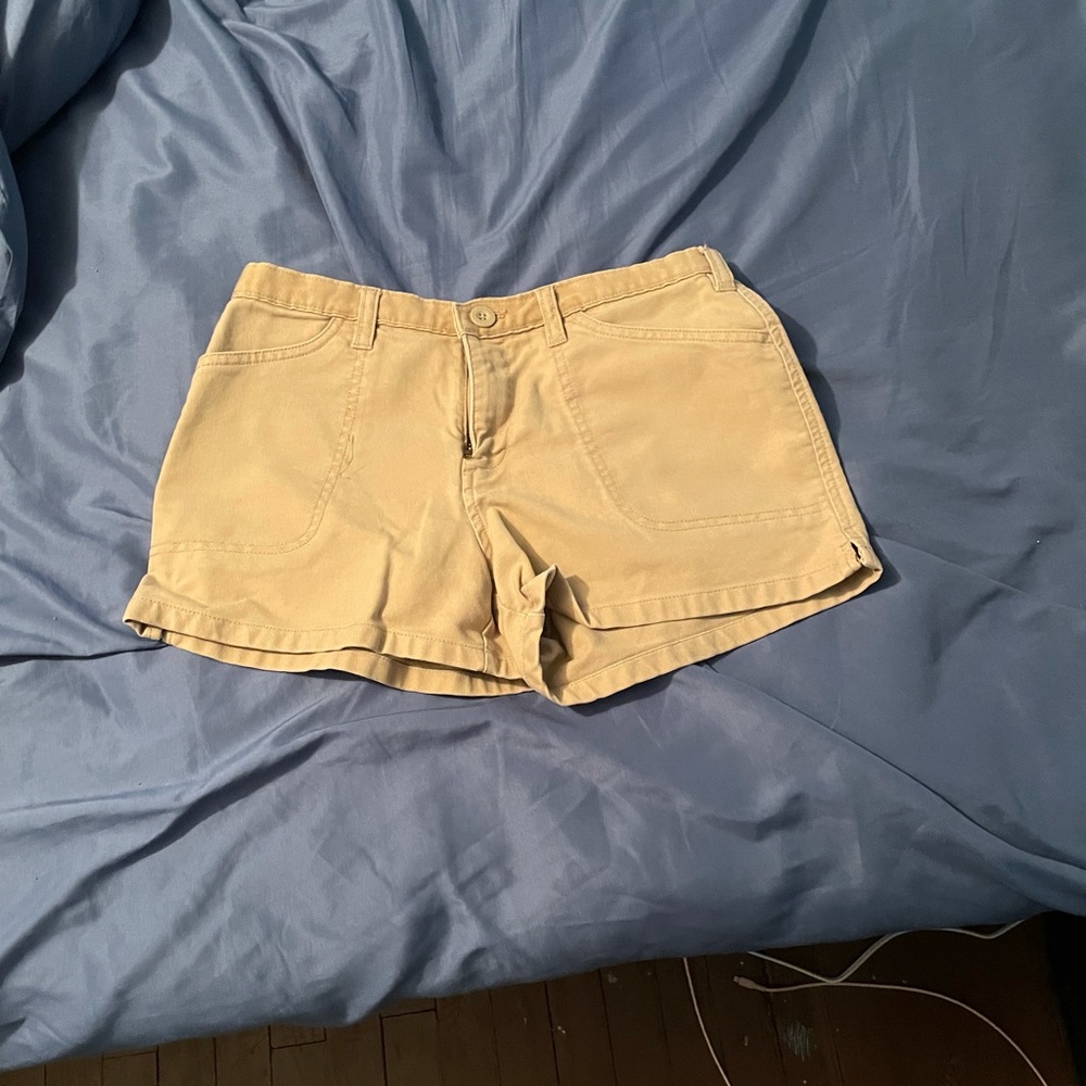 Booty-length shorts